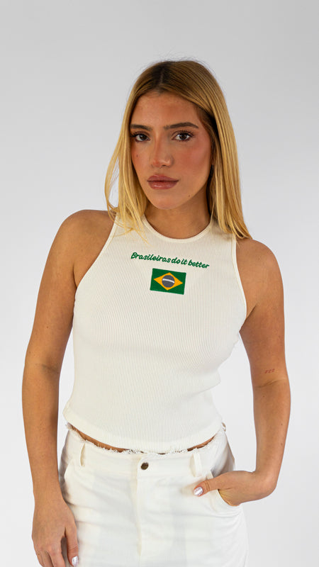 Regata Elsa do Brasil off white