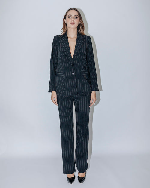 Blazer Chiara de risca de giz — Another Label