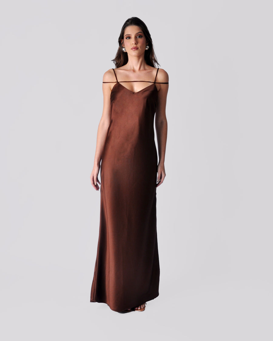 Vestido Alicia brown