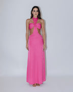 Vestido longo Gaia rosa — Another Label