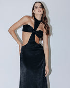 Vestido longo Gaia preto — Another Label (foto 3)