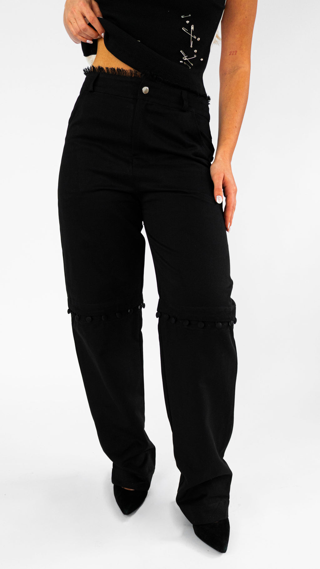 Calça Valentina preta — Another Label (foto 3)