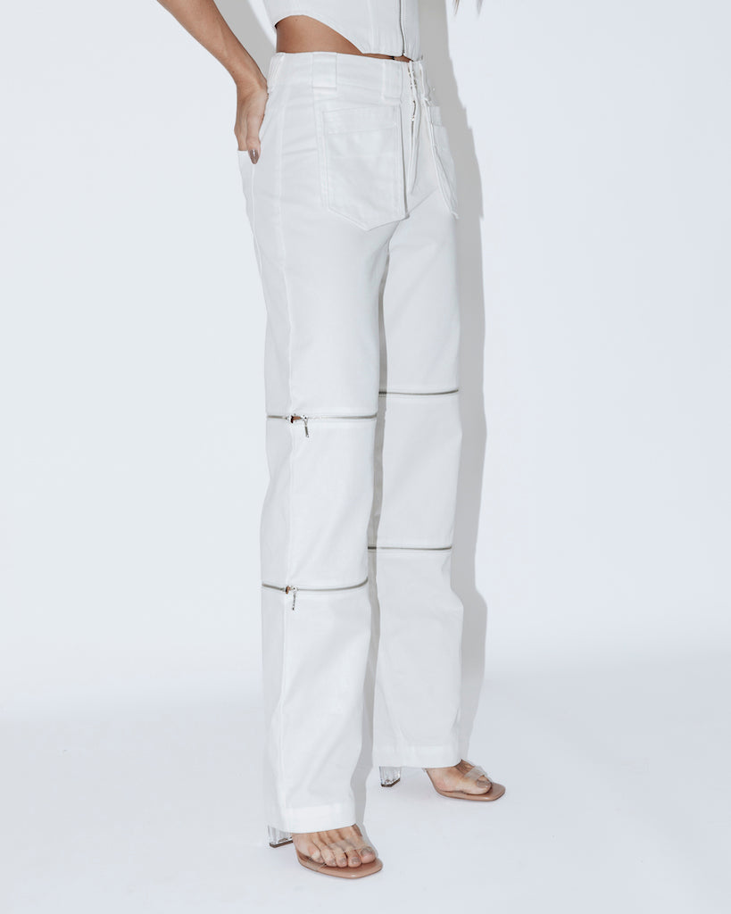 Calça Gilda off white — Another Label (foto 3)