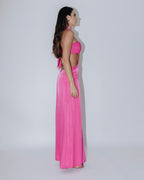 Vestido longo Gaia rosa — Another Label (foto 2)