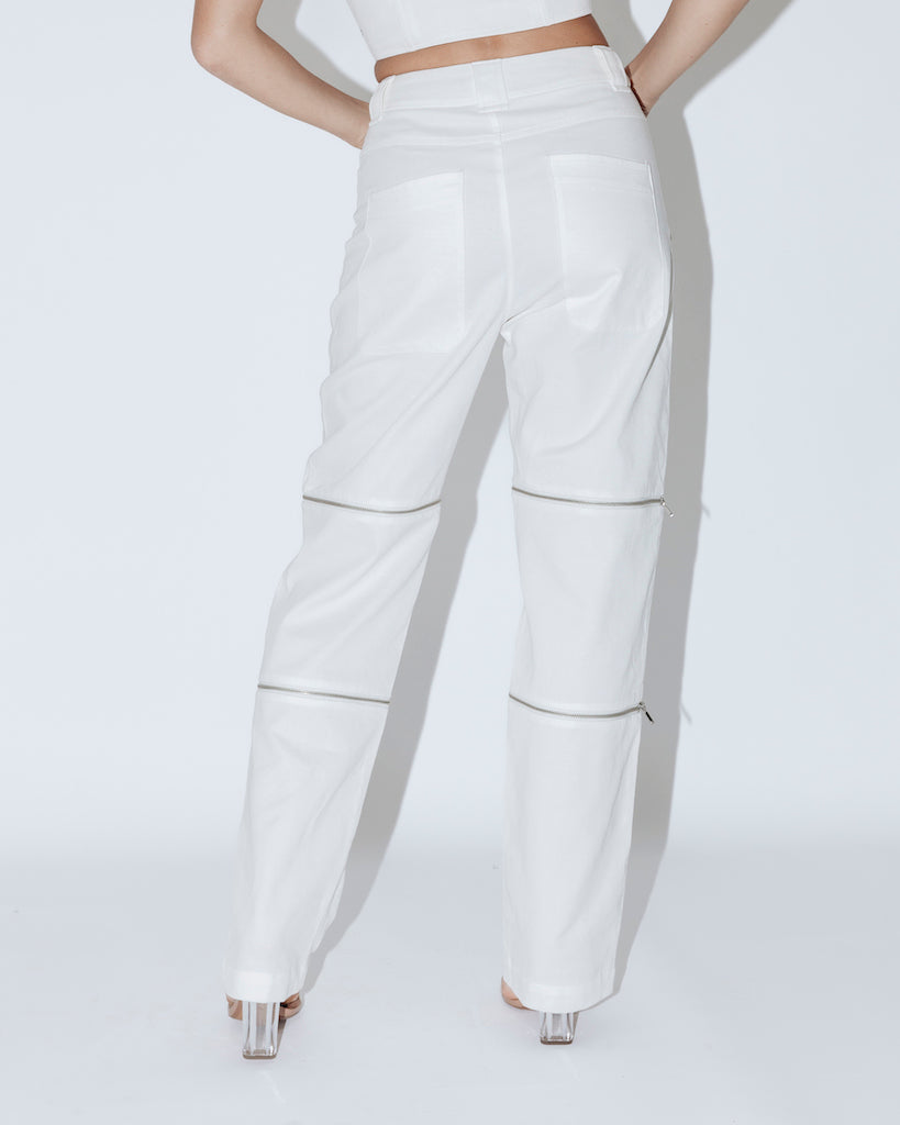 Calça Gilda off white — Another Label (foto 4)