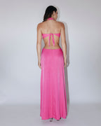 Vestido longo Gaia rosa — Another Label (foto 5)