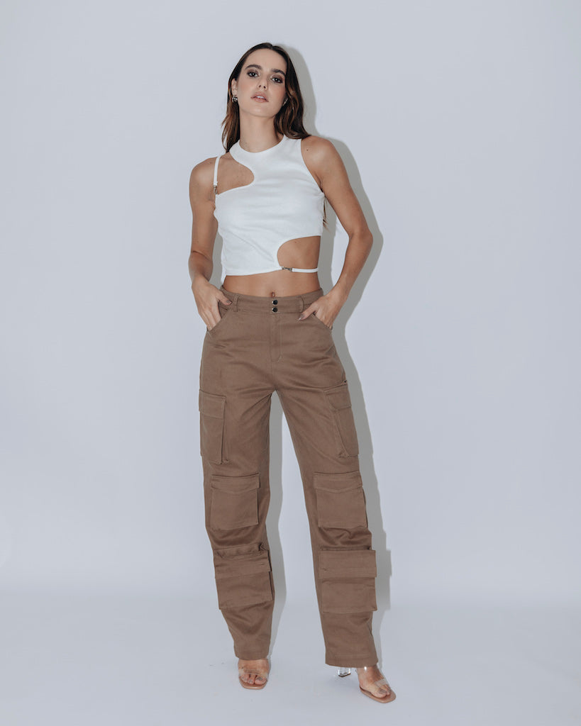 Calça Giorgia caqui