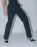 Calça Wanda de risca de giz — Another Label (foto 4)