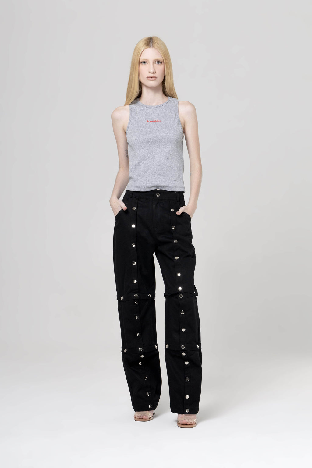 Calça Vivienne preta — Another Label