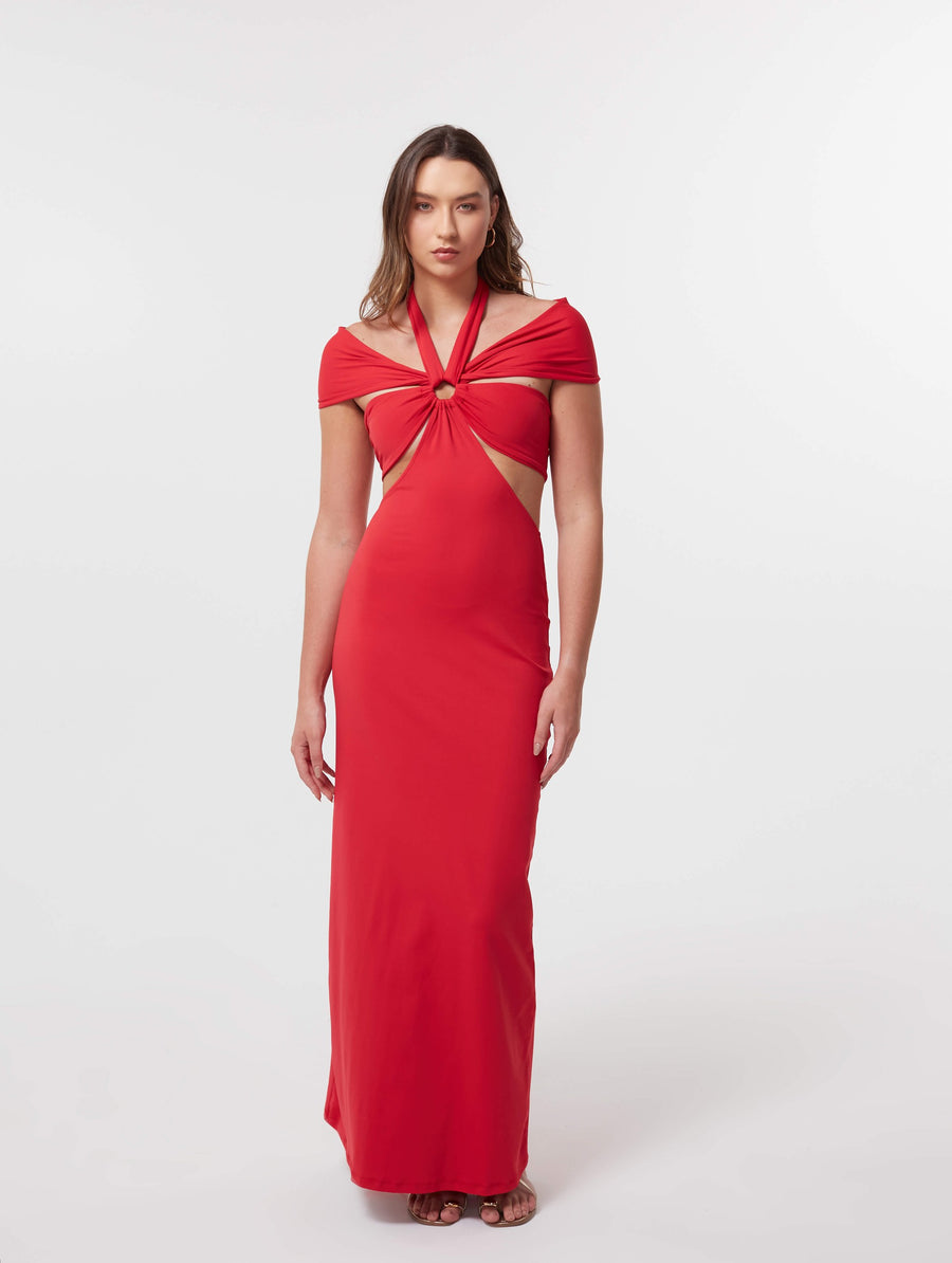 Vestido Aya red