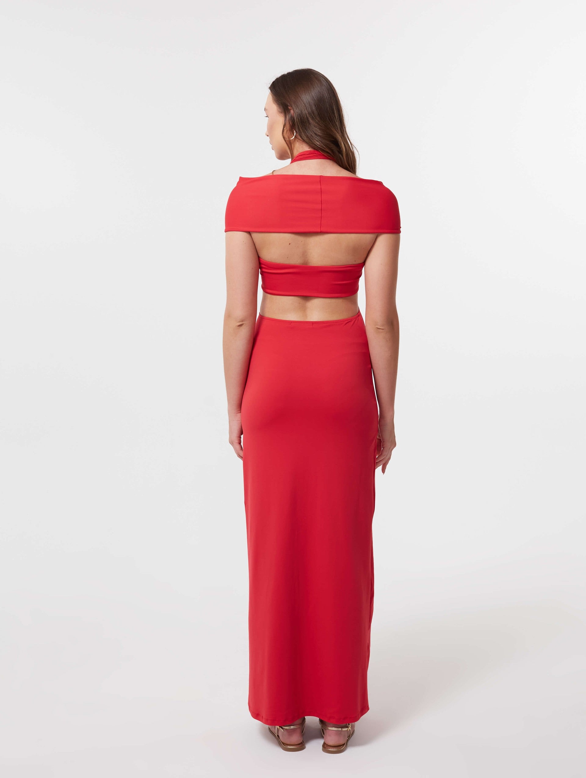 Vestido Aya red