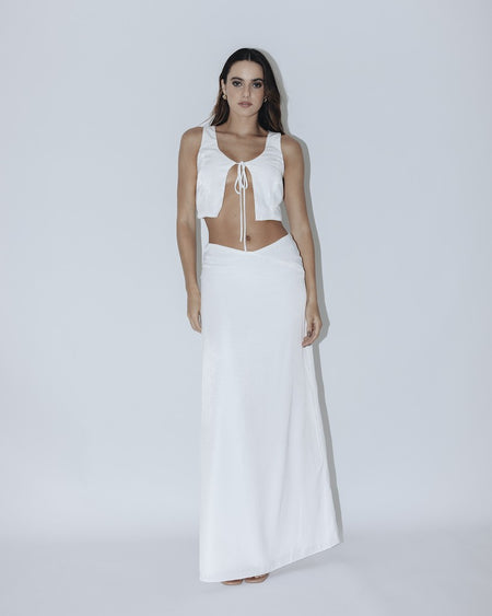 Saia longa Giuliana off white