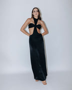 Vestido longo Gaia preto — Another Label