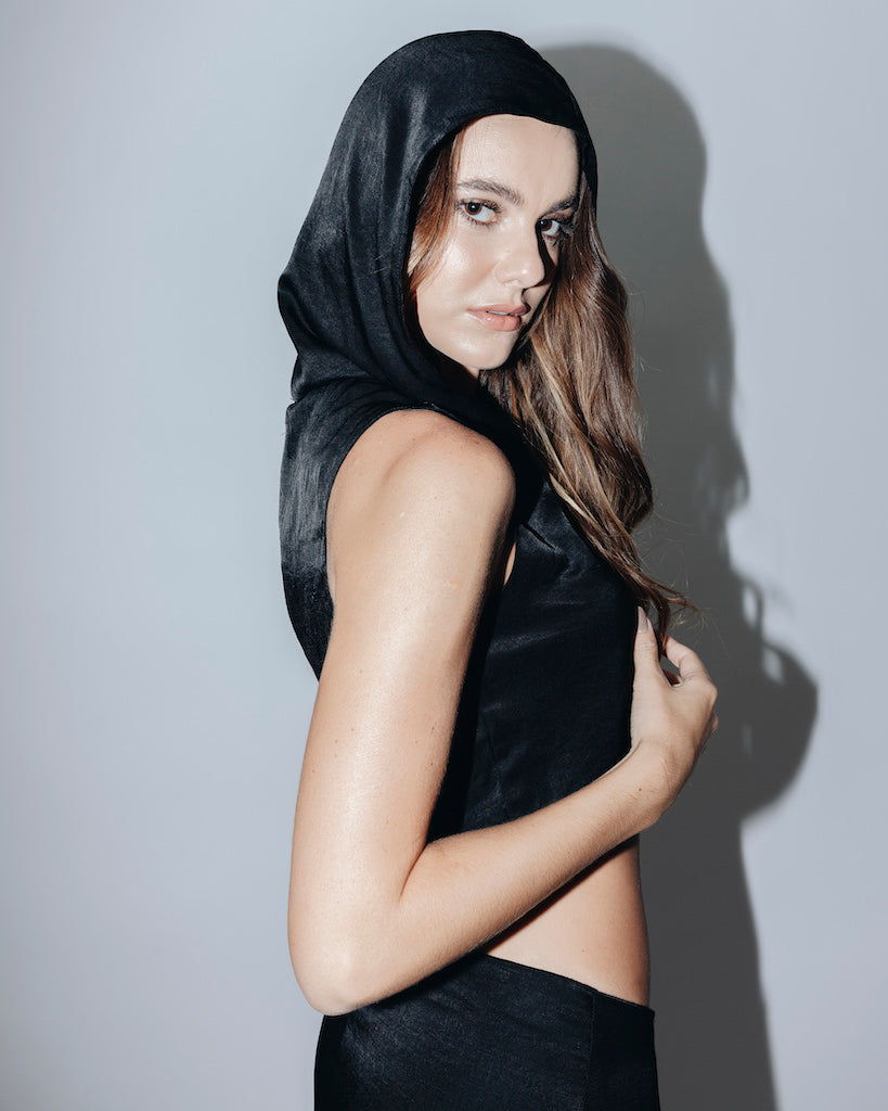 Cropped Francesca preto — Another Label (foto 2)