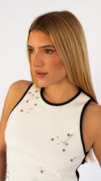 Regata Elsa branco e preto — Another Label (foto 2)