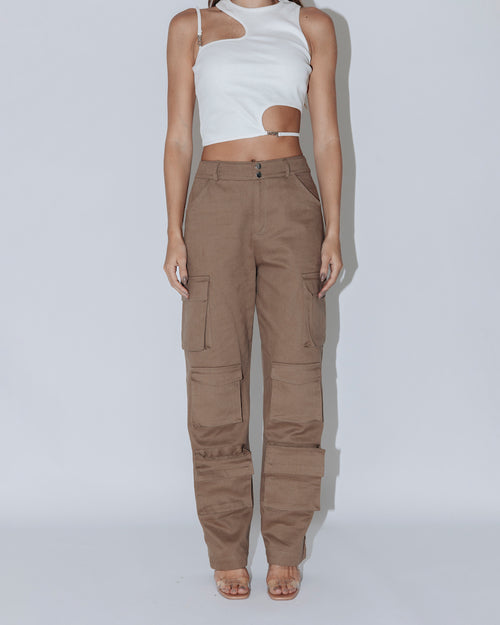 Calça Giorgia caqui — Another Label (foto 2)