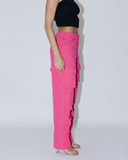 Calça Giorgia rosa de algodão — Another Label (foto 2)