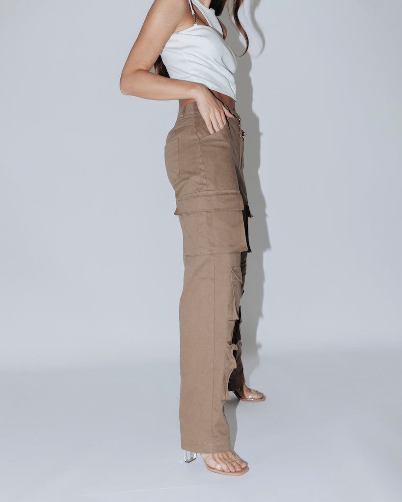 Calça Giorgia caqui — Another Label (foto 3)